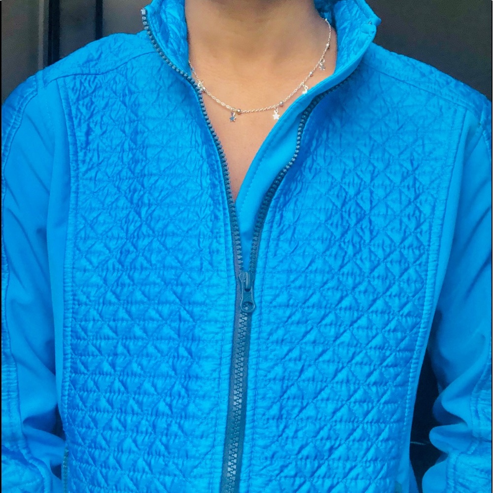 Bright Blue Jacket